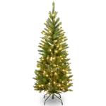 4.5 ft. Pre-Lit Kingswood Fir Pencil Tree