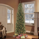 9ft. Pre-Lit Fraser Fir Artificial Christmas Tree with Clear Lights