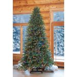 7′-9′ Adjustable Grow & Stow Pre-Lit LED Artificial Christmas Tree